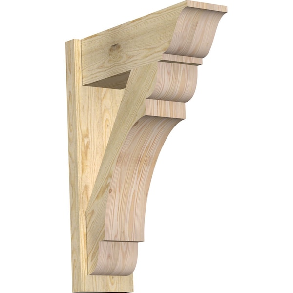 Ekena Millwork Olympic Rough Sawn Traditional Outlooker, Douglas Fir, 8"W x 24"D x 32"H OUT08X24X32OLY01RDF - main
